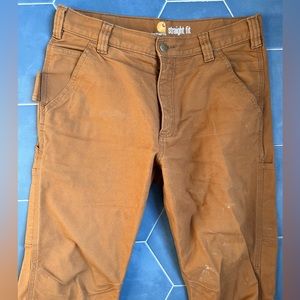 Carhartt Rugged Flex Straight Fit Duck Canvas Carpenter Pants 32x34